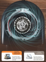 Hibrew Automatic Burr Mill Electric Coffee Grinder with 31 Gears for Espresso American Coffee Pour over Visual Bean Storage G3