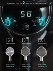 Hibrew Automatic Burr Mill Electric Coffee Grinder with 31 Gears for Espresso American Coffee Pour over Visual Bean Storage G3