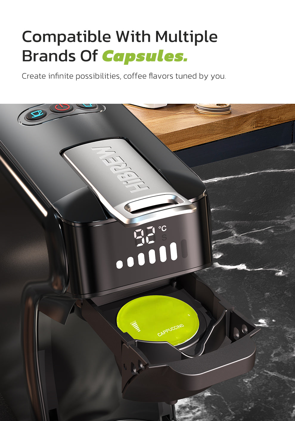 Stoorlic 6in1 Capsule Coffee Machine