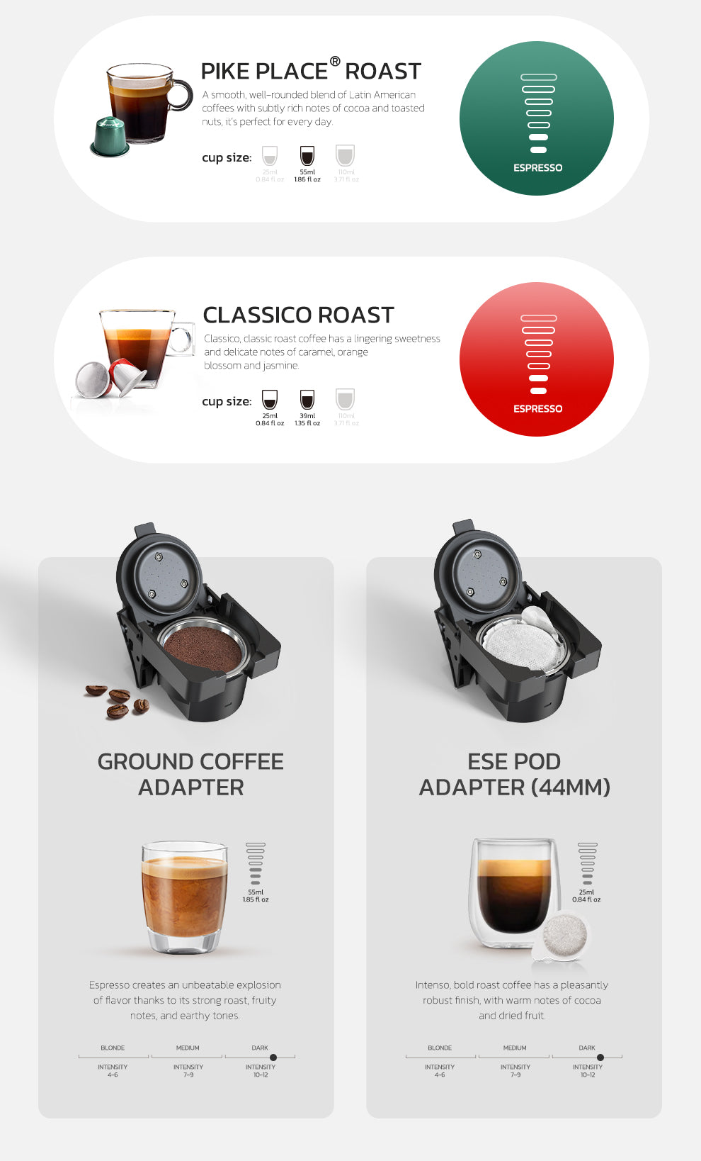 Stoorlic 6in1 Capsule Coffee Machine
