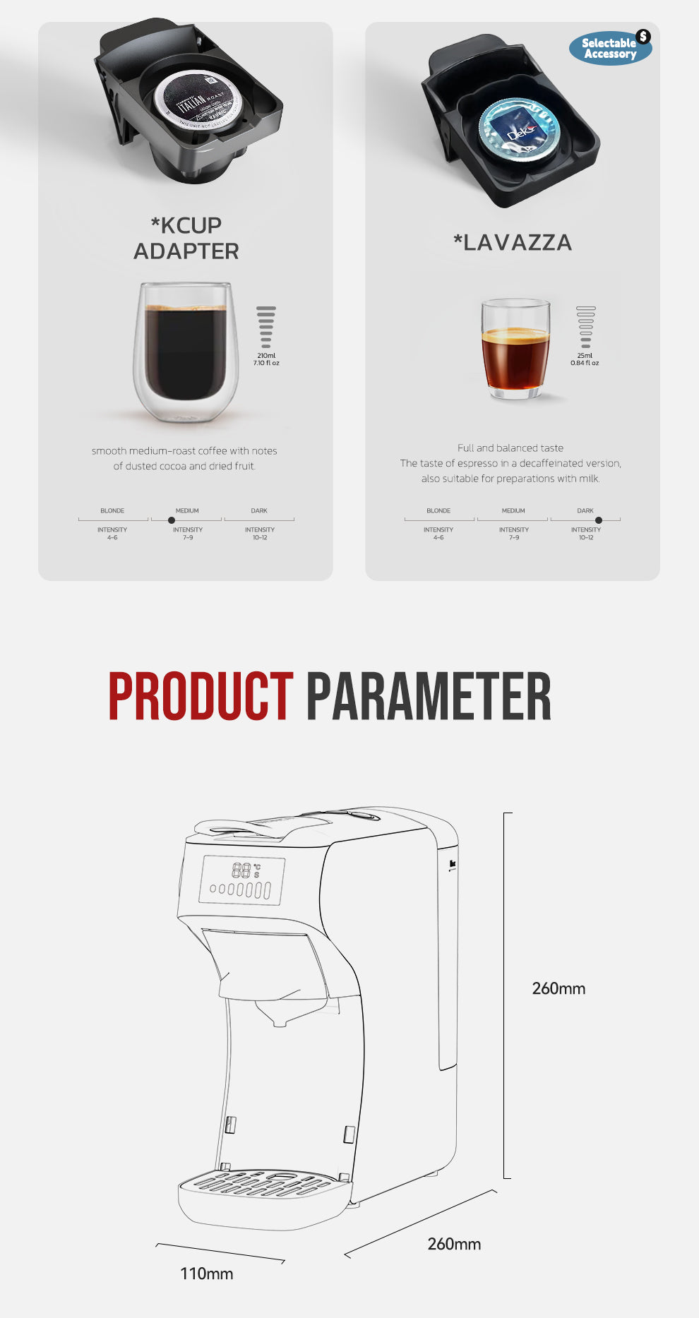 Stoorlic 6in1 Capsule Coffee Machine
