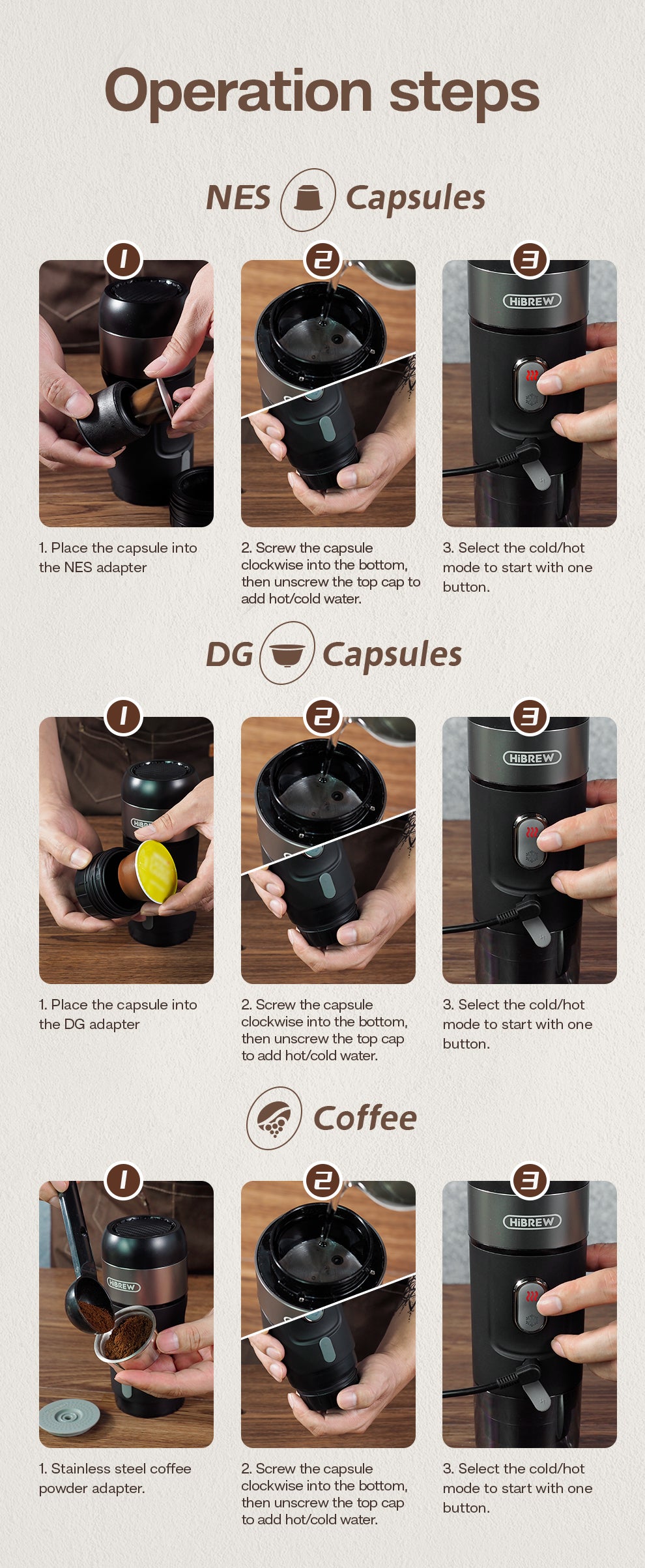 Rechargeable Portable Coffee Maker