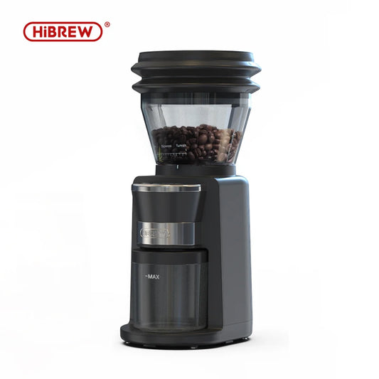 Hibrew Automatic Burr Mill Electric Coffee Grinder with 31 Gears for Espresso American Coffee Pour over Visual Bean Storage G3